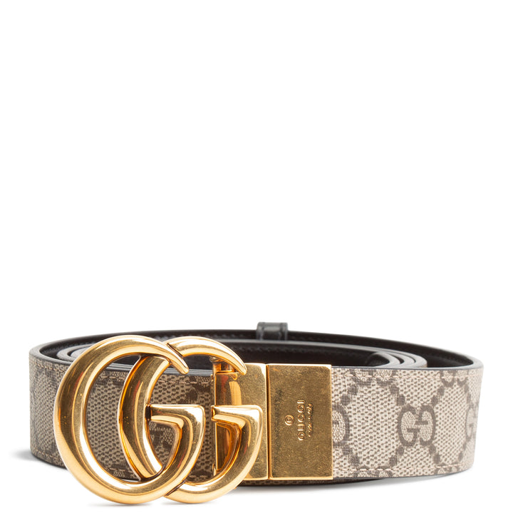 GUCCI Marmont Reversible GG Supreme Belt
