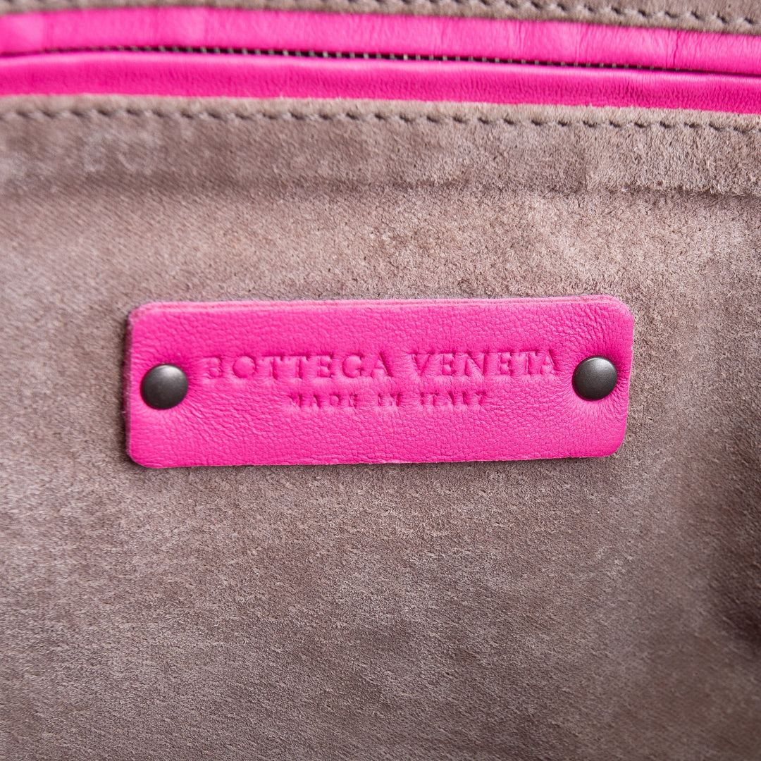 BOTTEGA VENETA Intrecciato Crossbody - Pink