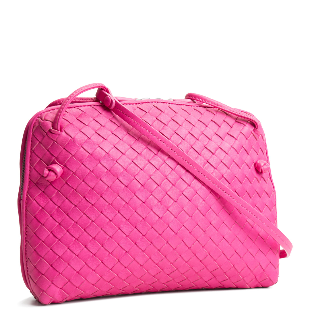 BOTTEGA VENETA Intrecciato Crossbody - Pink