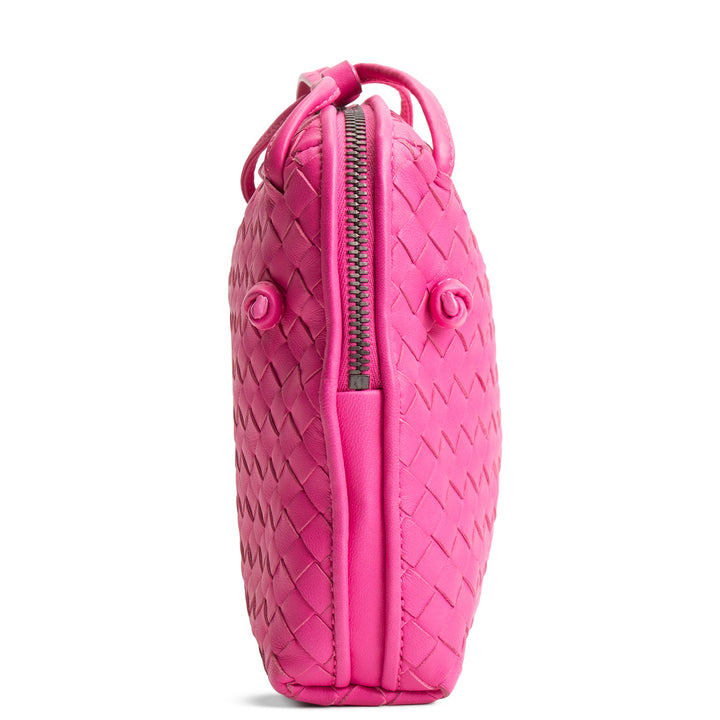 BOTTEGA VENETA Intrecciato Crossbody - Pink