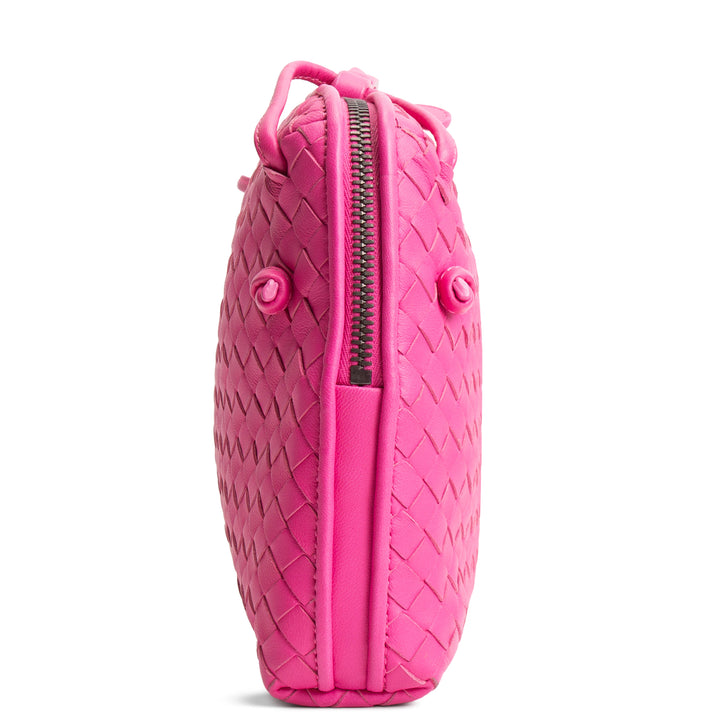 BOTTEGA VENETA Intrecciato Crossbody - Pink