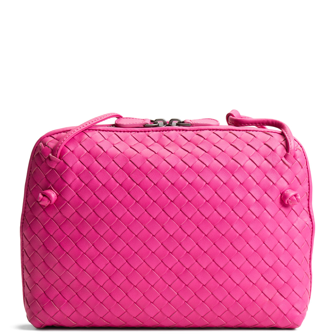 BOTTEGA VENETA Intrecciato Crossbody - Pink