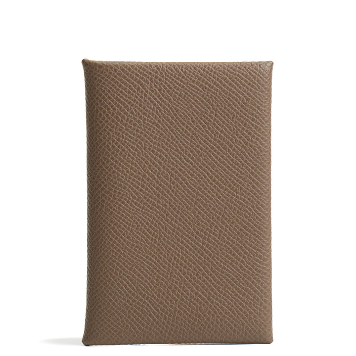 HERMES Calvi Card Holder - Beige Marfa