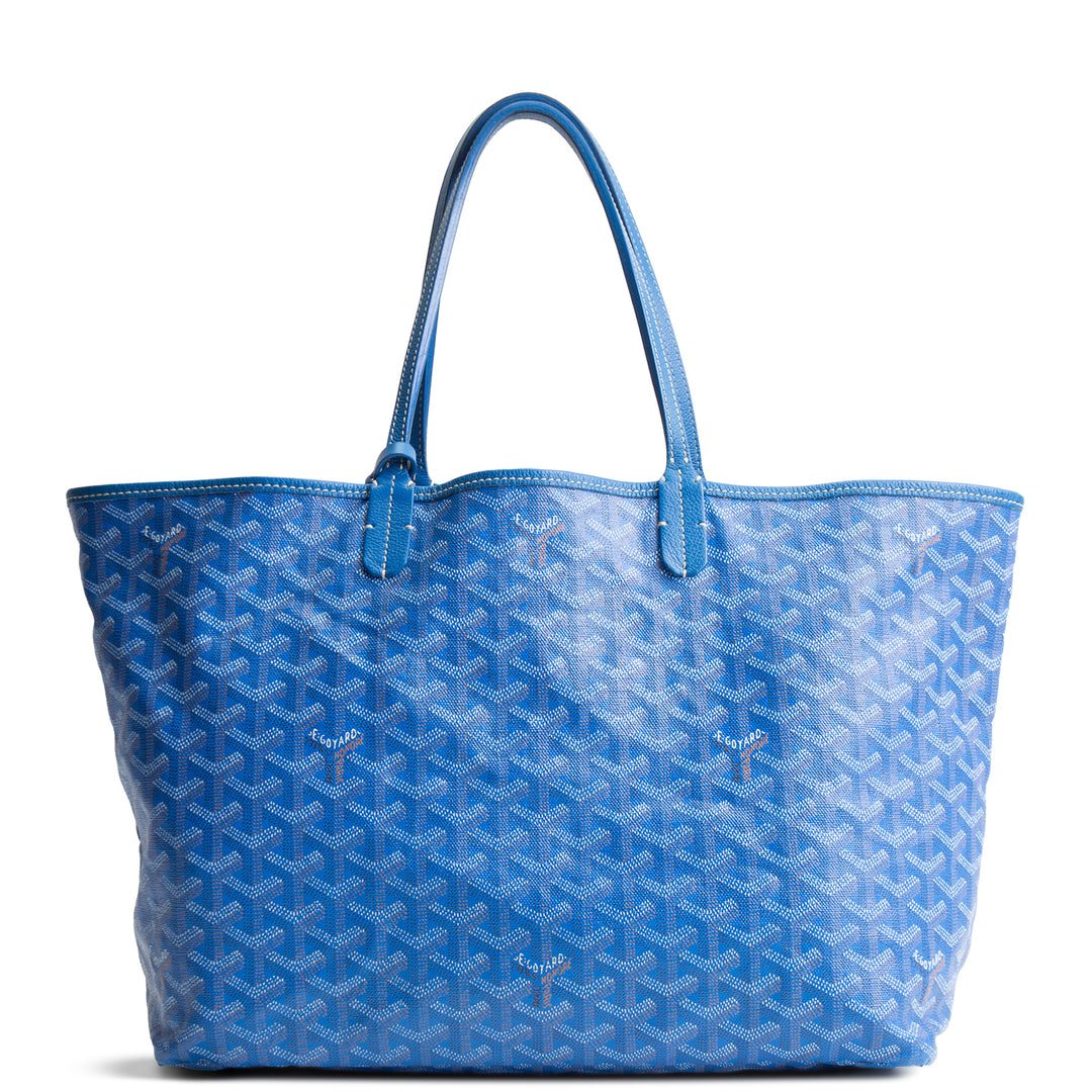 GOYARD Goyardine St Louis Tote w/ Pouch PM - Blue