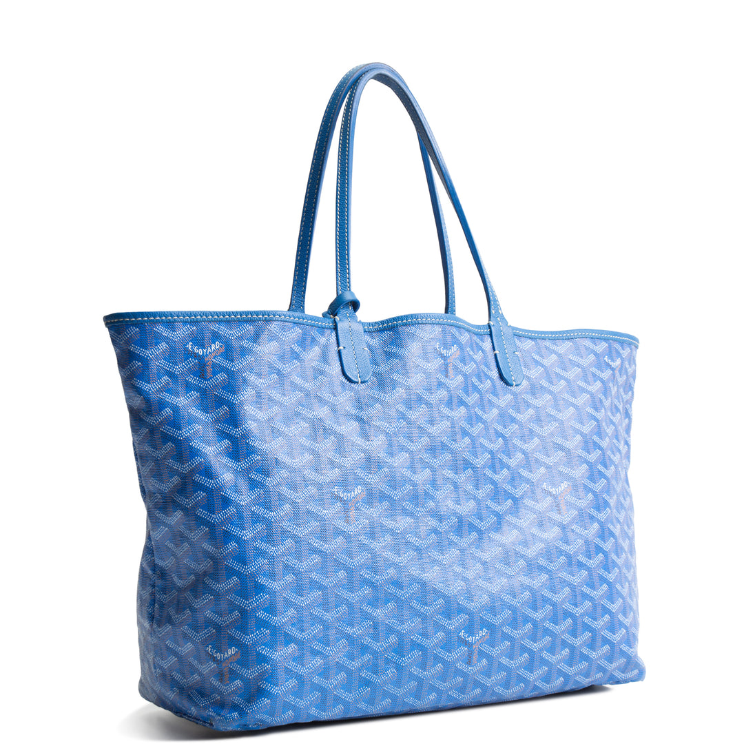 GOYARD Goyardine St Louis Tote w/ Pouch PM - Blue