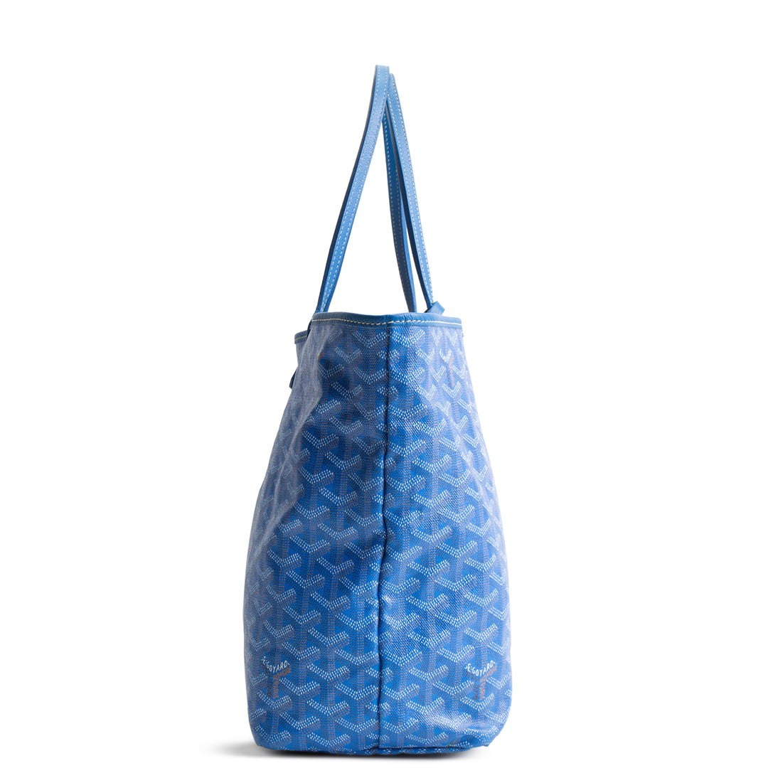 GOYARD Goyardine St Louis Tote w/ Pouch PM - Blue