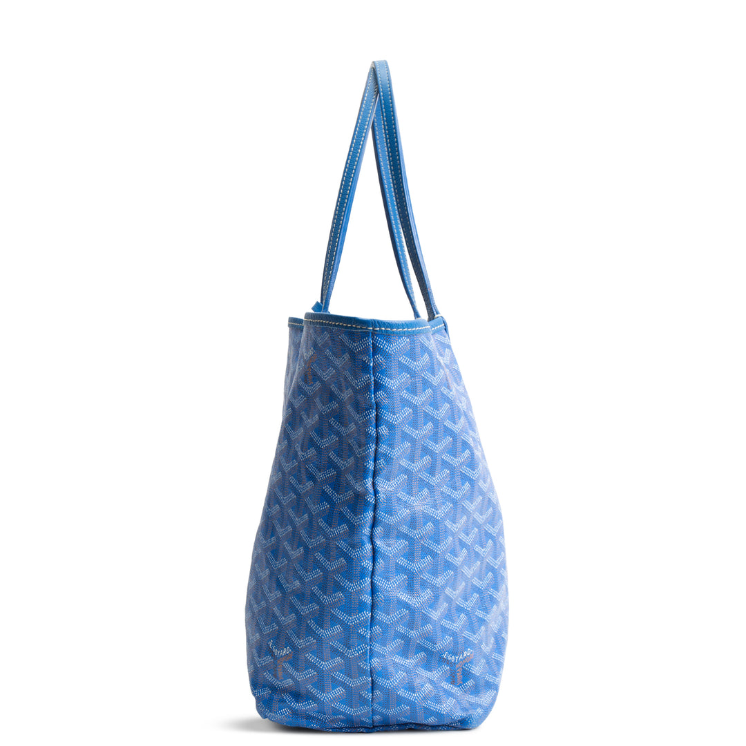 GOYARD Goyardine St Louis Tote w/ Pouch PM - Blue