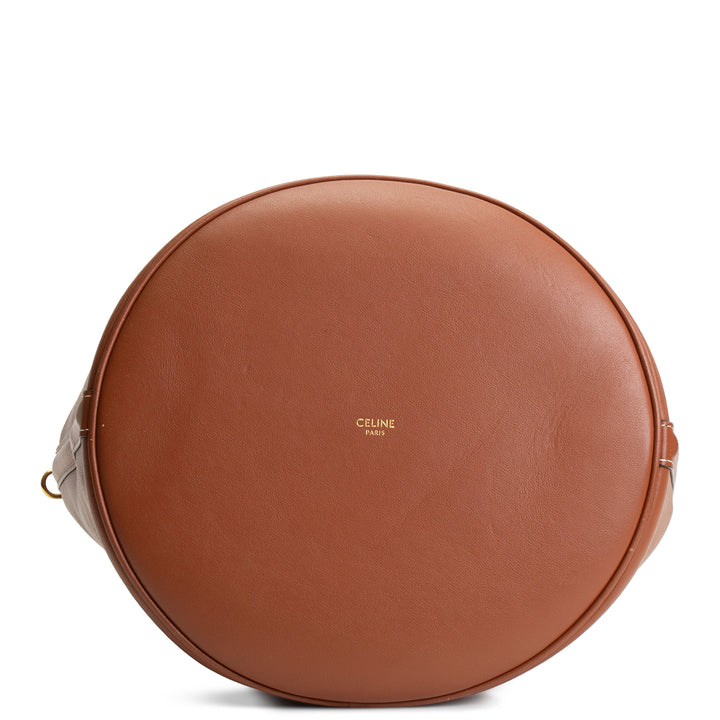 CELINE Leather 16 Bucket Bag OUTLET FINAL SALE
