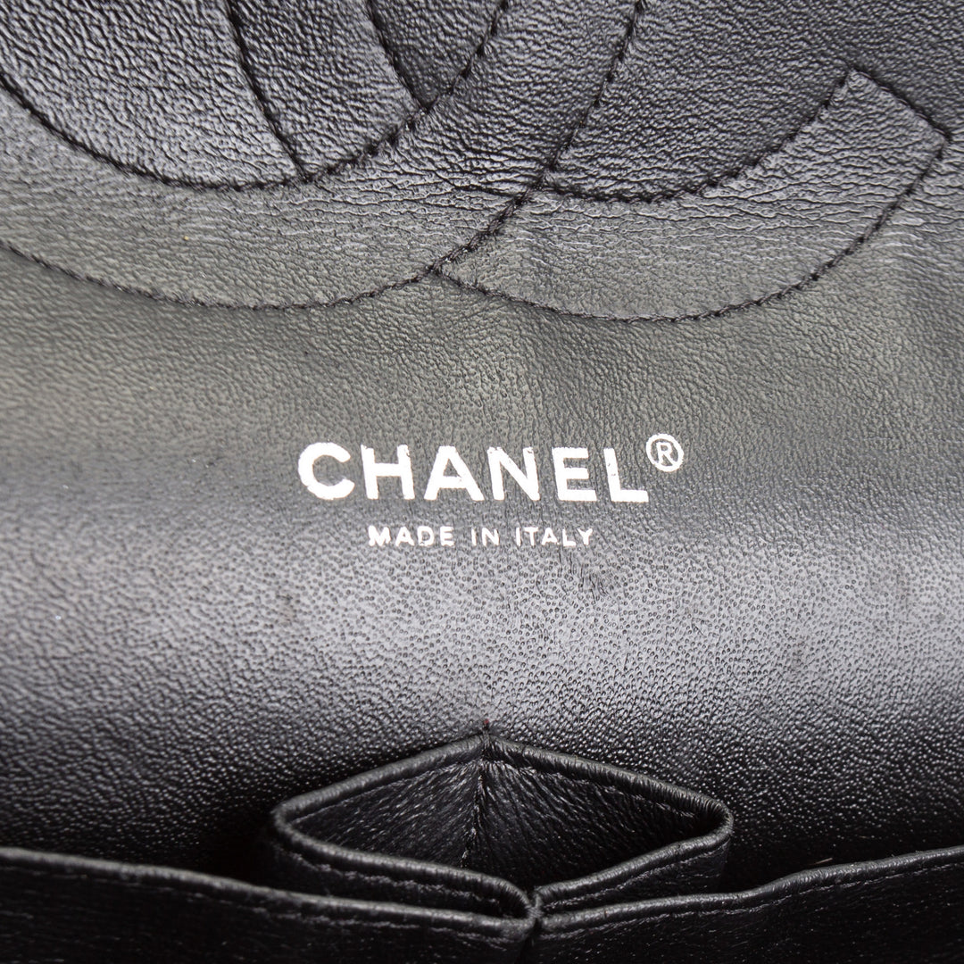 CHANEL Classic Crinkle Double Jumbo Flap - Black