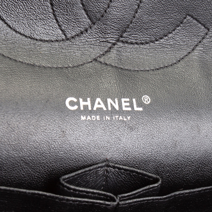 CHANEL Classic Crinkle Double Jumbo Flap - Black