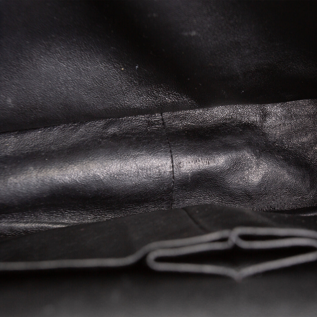 CHANEL Classic Crinkle Double Jumbo Flap - Black