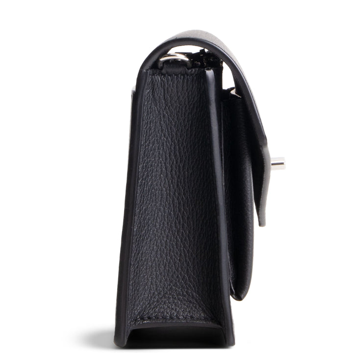 LOUIS VUITTON Taurillon MyLockMe Pochette On Chain - Black
