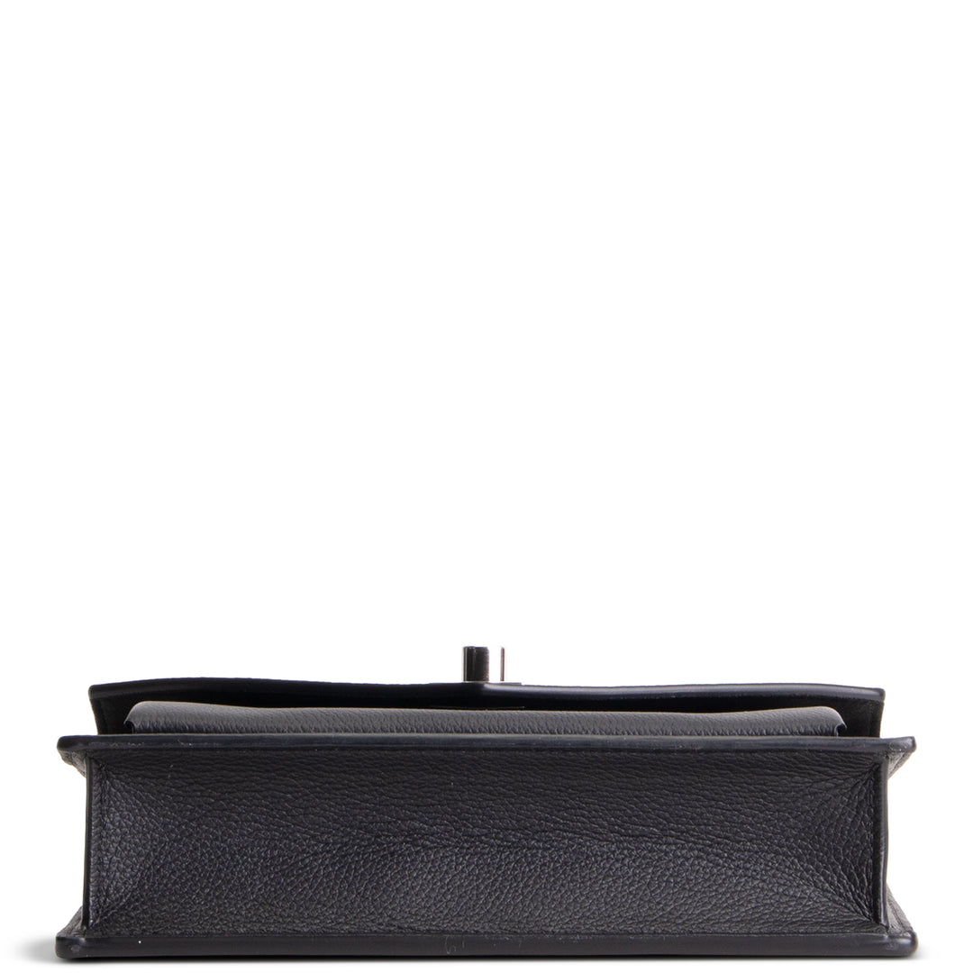 LOUIS VUITTON Taurillon MyLockMe Pochette On Chain - Black