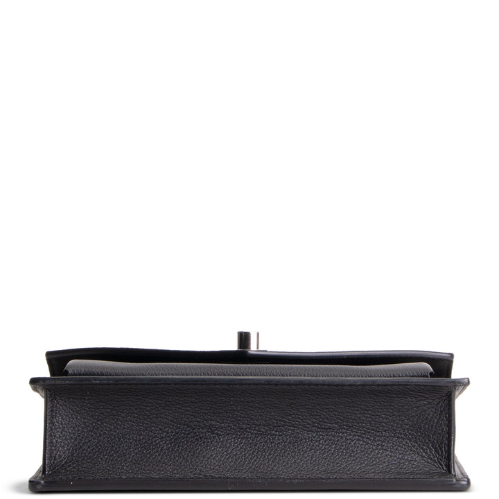 LOUIS VUITTON Taurillon MyLockMe Pochette On Chain - Black