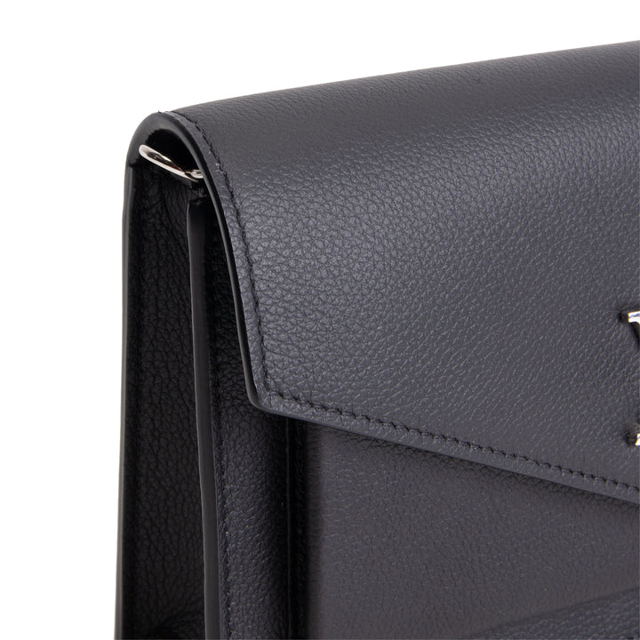 LOUIS VUITTON Taurillon MyLockMe Pochette On Chain - Black