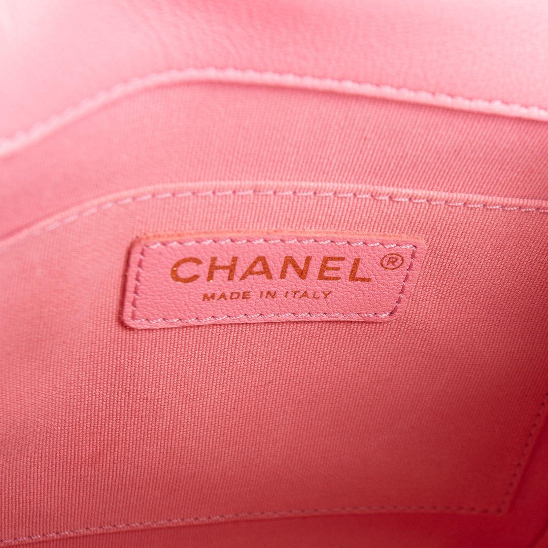 CHANEL 2023 Small Quilted Backpack - Pink