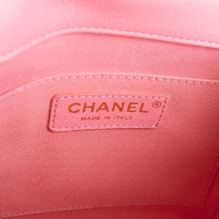 CHANEL 2023 Small Quilted Backpack - Pink