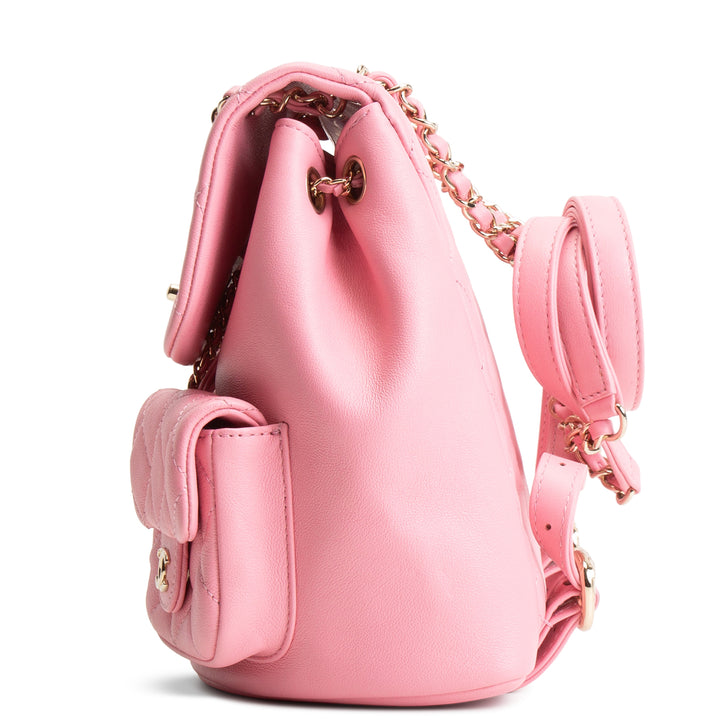CHANEL 2023 Small Quilted Backpack - Pink
