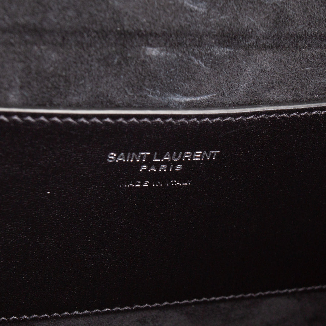 SAINT LAURENT Top Handle Take Away Box- Black