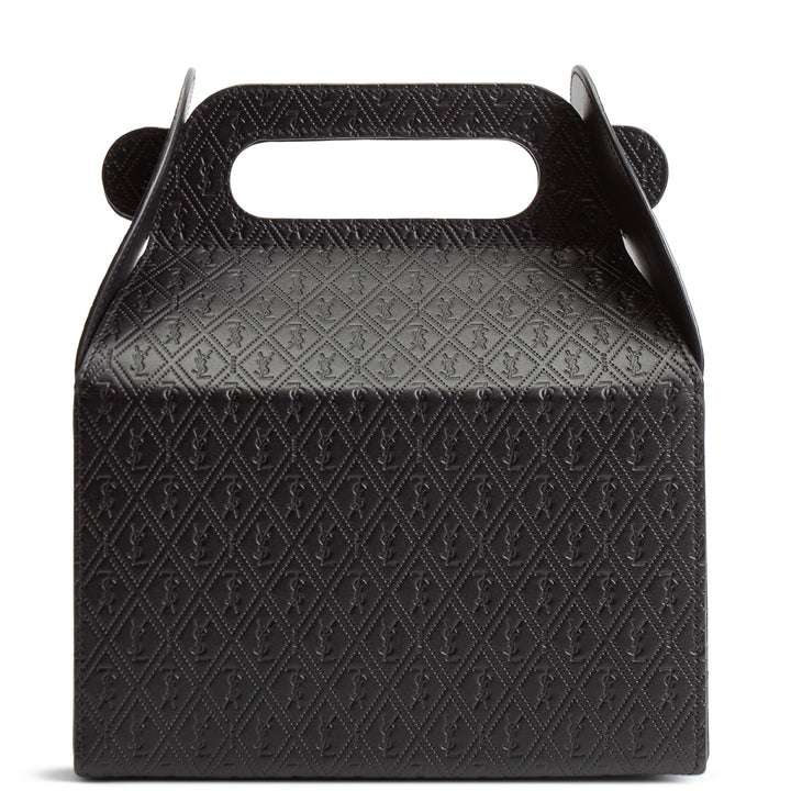 SAINT LAURENT Top Handle Take Away Box- Black
