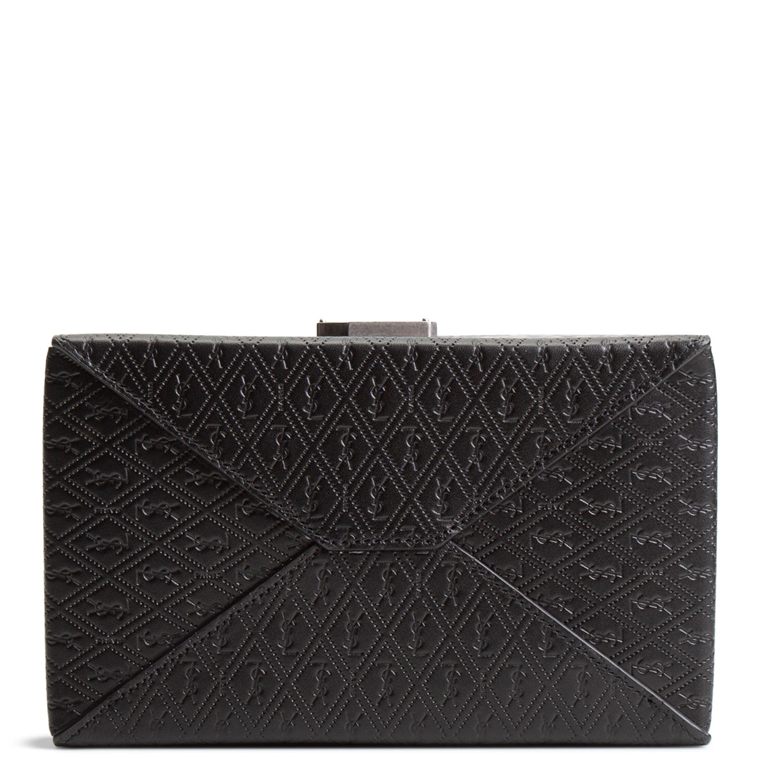SAINT LAURENT Top Handle Take Away Box- Black
