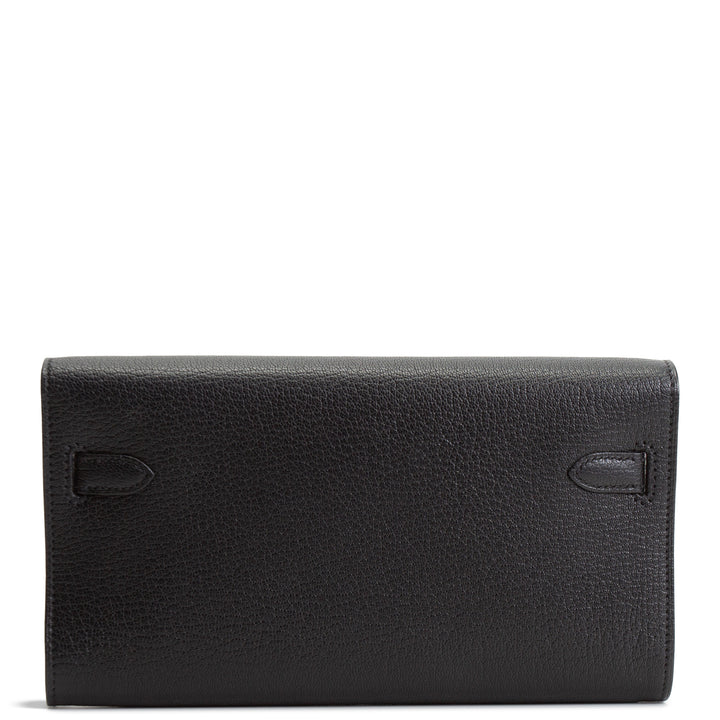 HERMES Chevre Mysore Kelly To Go - Noir/Black