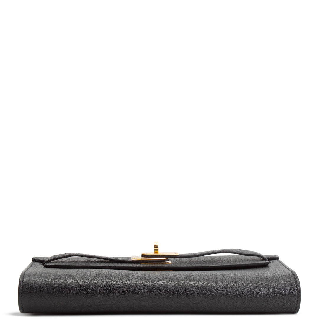 HERMES Chevre Mysore Kelly To Go - Noir/Black