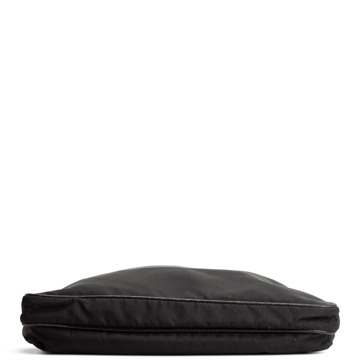 PRADA Tessuto Nylon Messenger Bag - Black OULET FINAL SALE