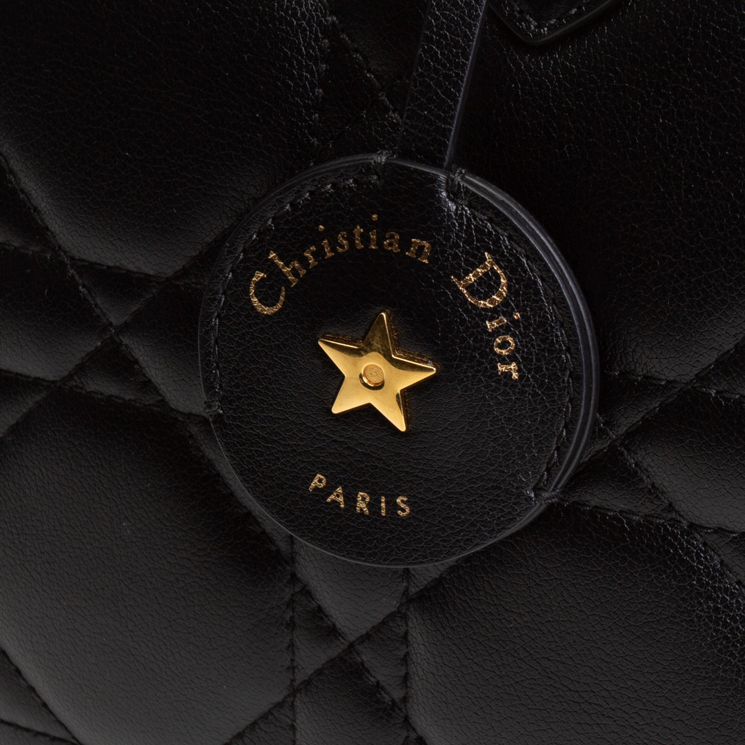 DIOR Cannage Groove Bowling Bag