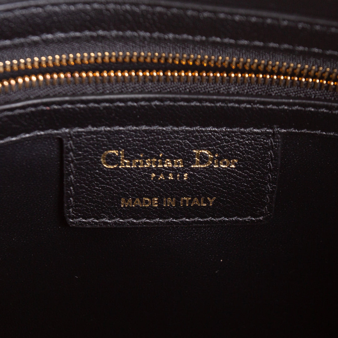 DIOR Cannage Groove Bowling Bag