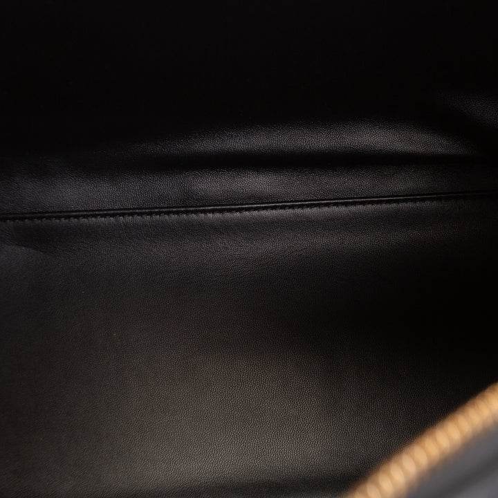 DIOR Cannage Groove Bowling Bag