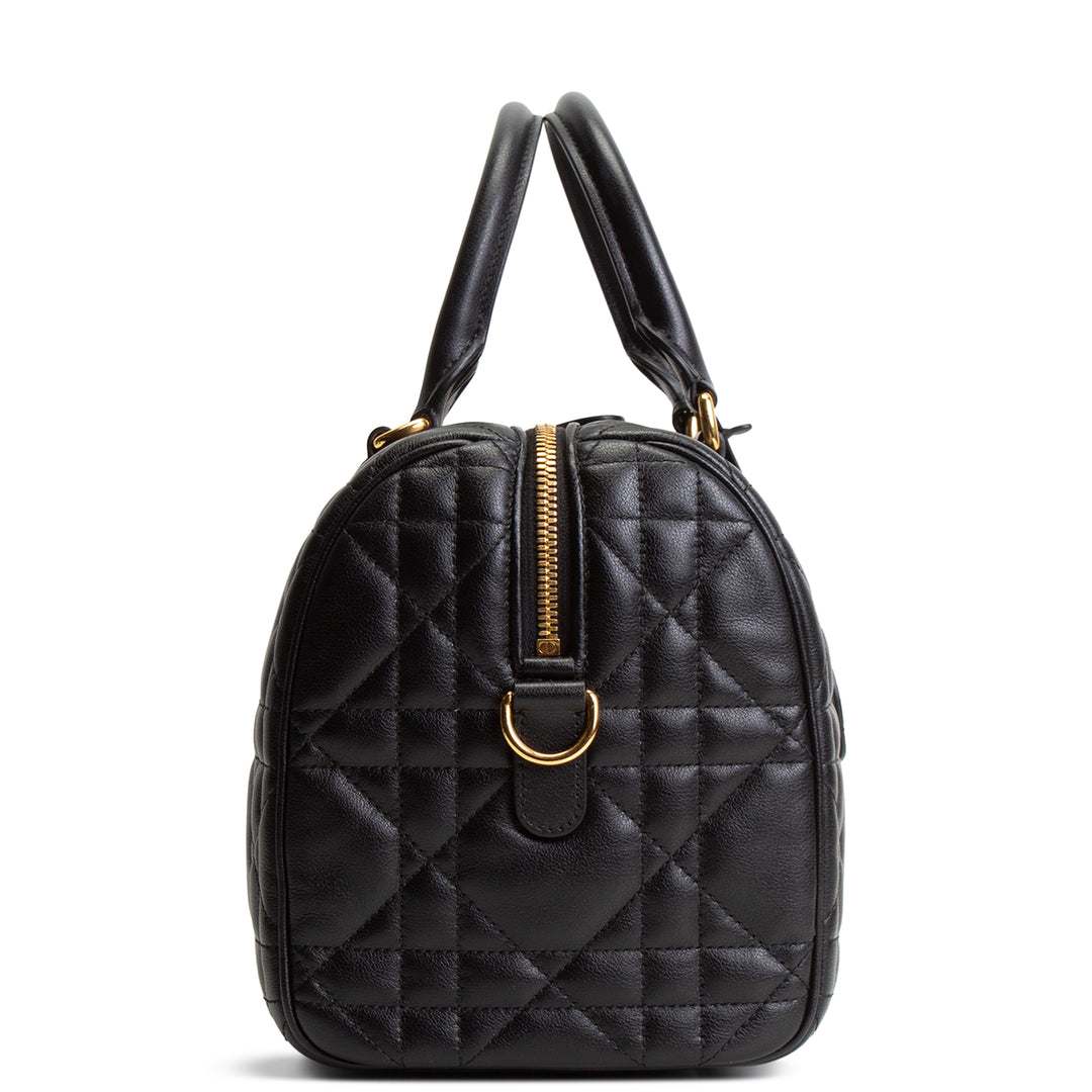 DIOR Cannage Groove Bowling Bag