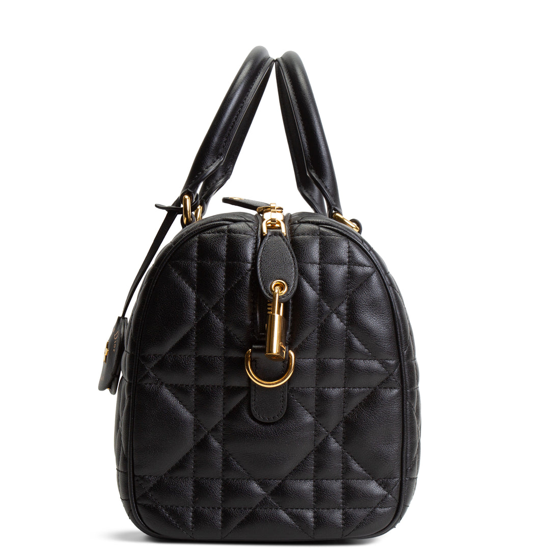 DIOR Cannage Groove Bowling Bag