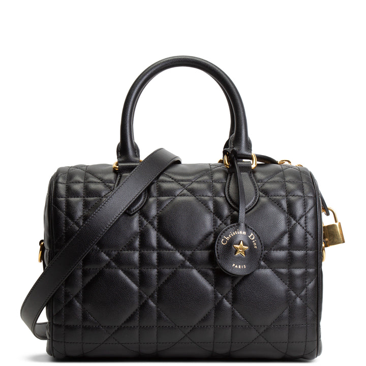 DIOR Cannage Groove Bowling Bag