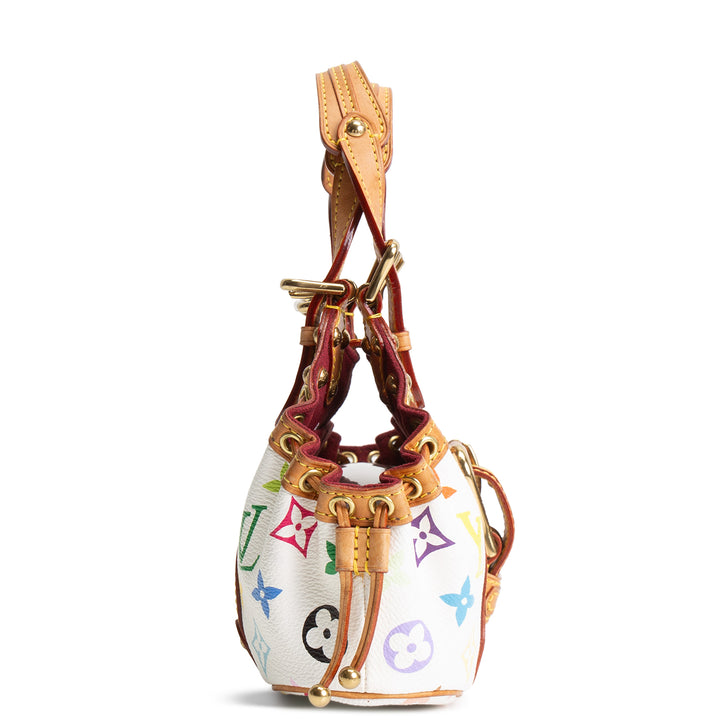 LOUIS VUITTON Monogram Multicolore Theda PM - White