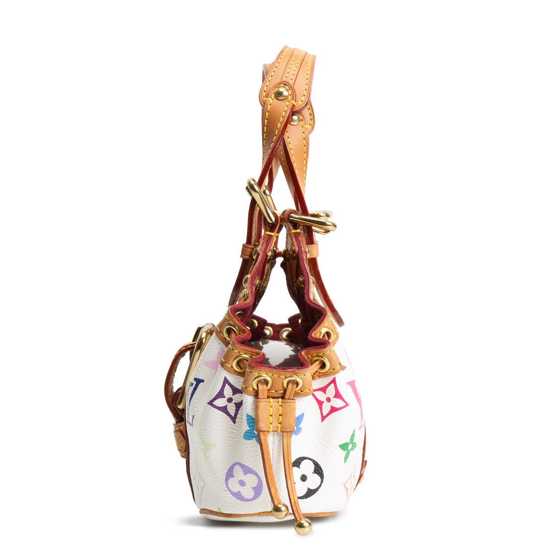 LOUIS VUITTON Monogram Multicolore Theda PM - White