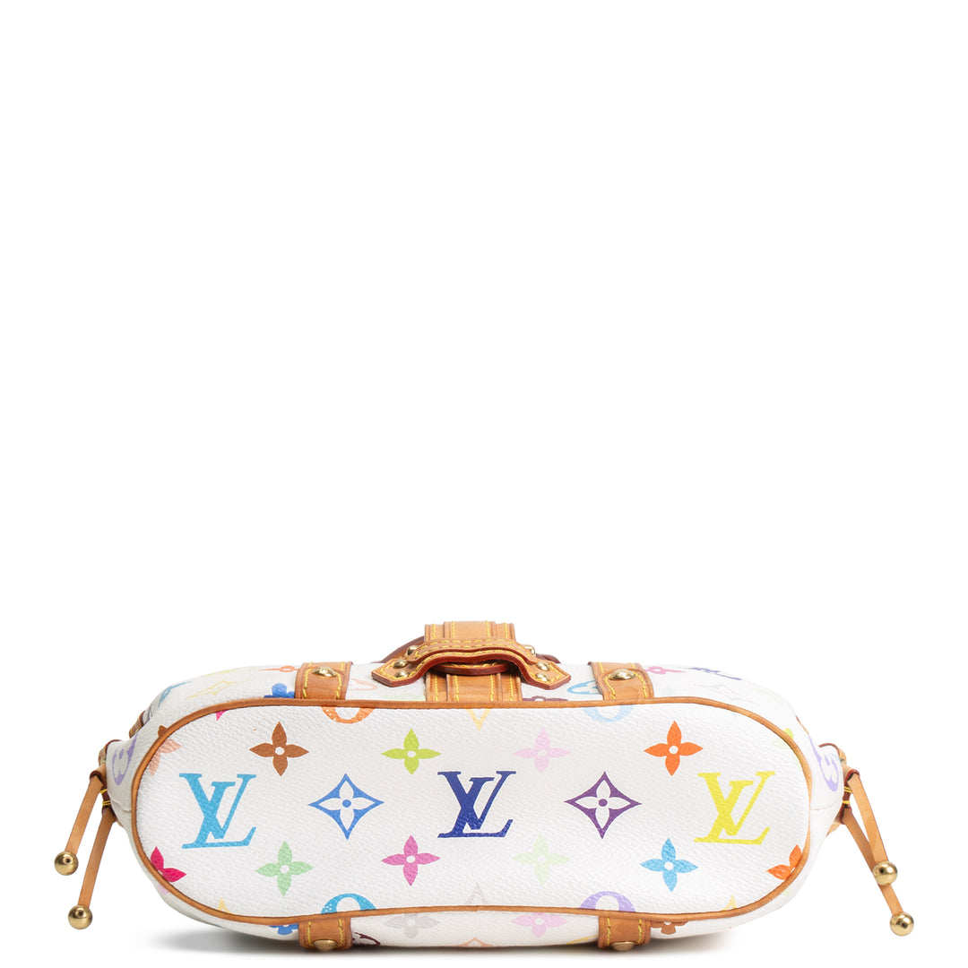 LOUIS VUITTON Monogram Multicolore Theda PM - White