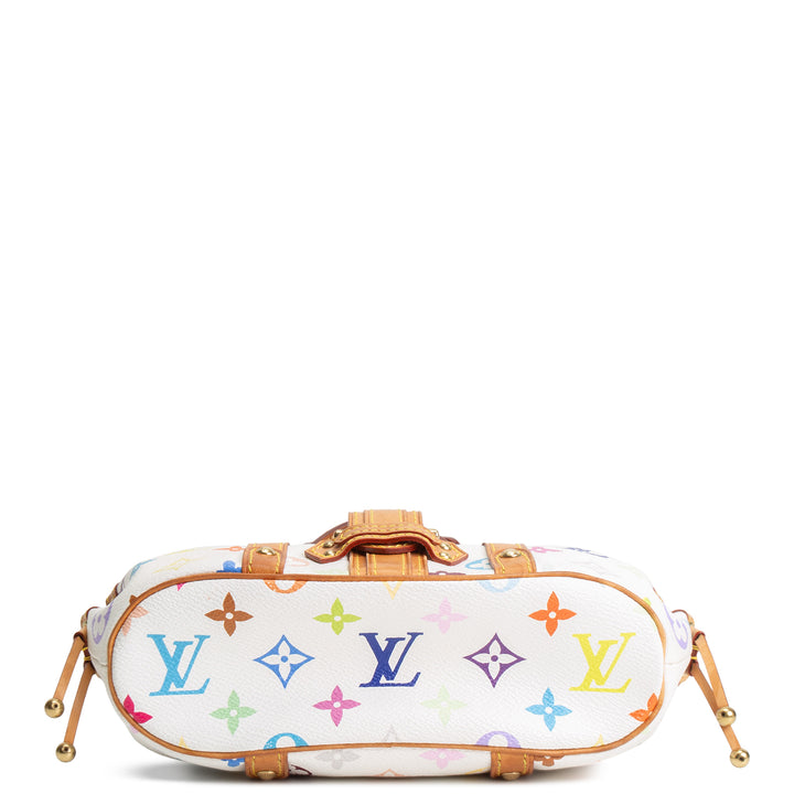 LOUIS VUITTON Monogram Multicolore Theda PM - White