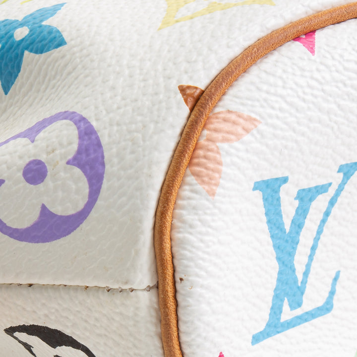 LOUIS VUITTON Monogram Multicolore Theda PM - White