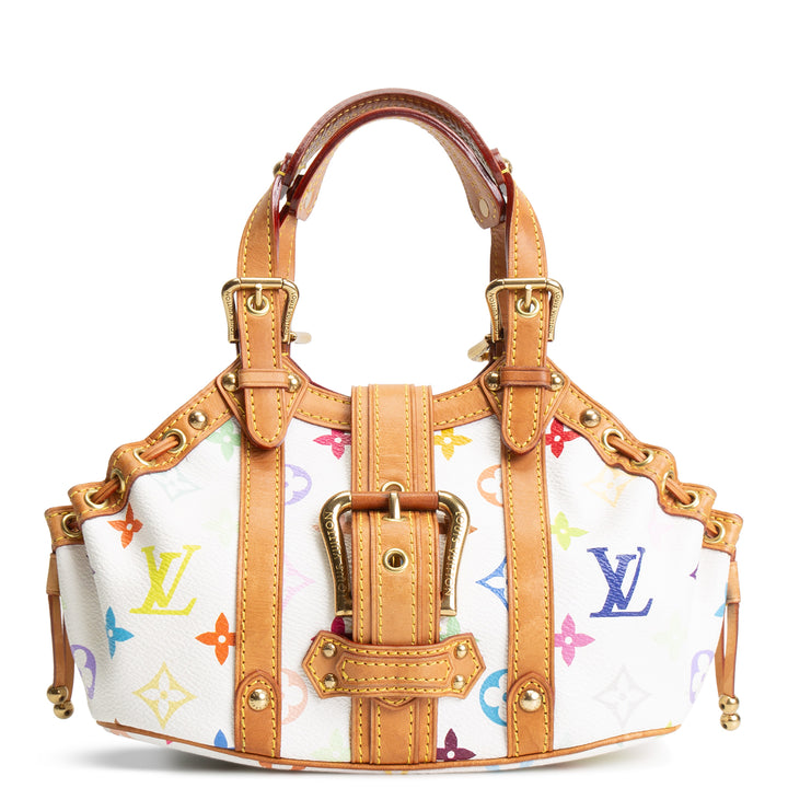 LOUIS VUITTON Monogram Multicolore Theda PM - White