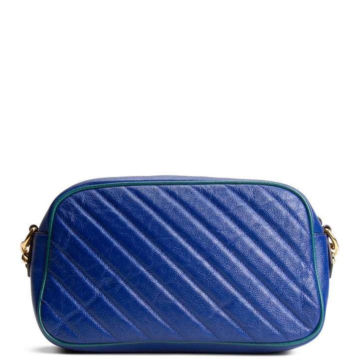 GUCCI GG Marmont Torchon Camera Bag - Blue