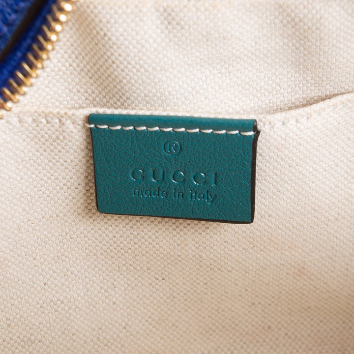 GUCCI GG Marmont Torchon Camera Bag - Blue