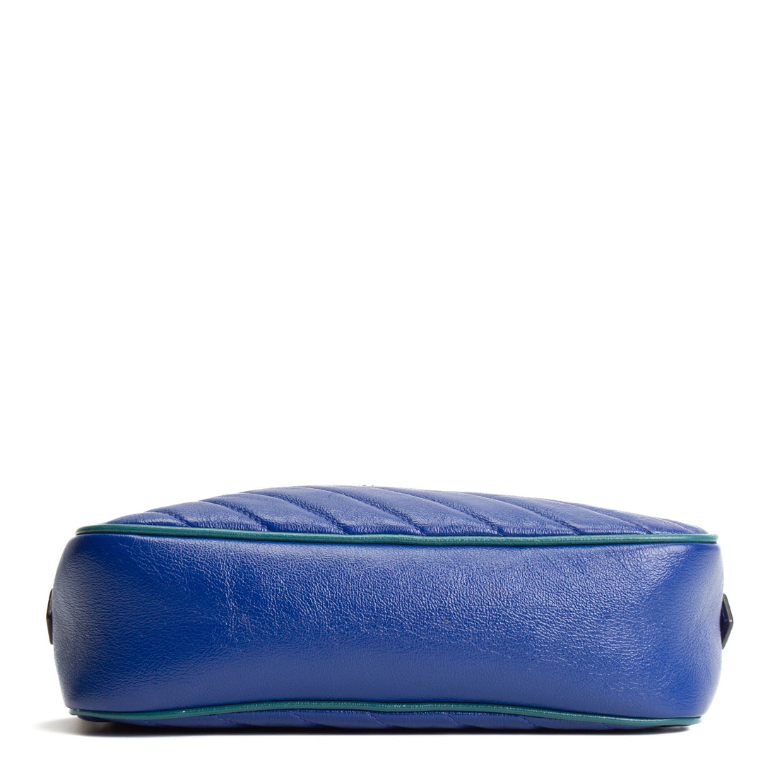 GUCCI GG Marmont Torchon Camera Bag - Blue