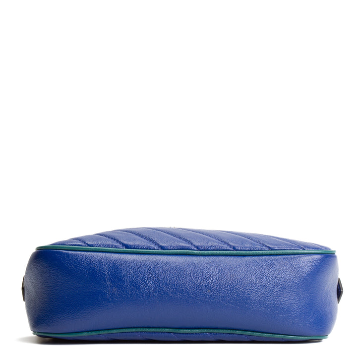 GUCCI GG Marmont Torchon Camera Bag - Blue