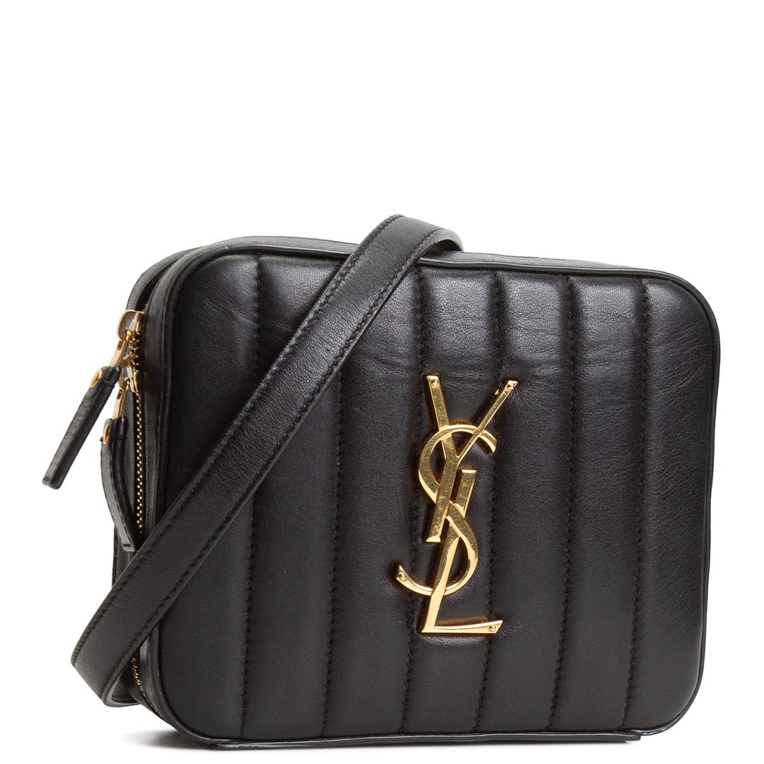 SAINT LAURENT Vicky Belt Bag - Black