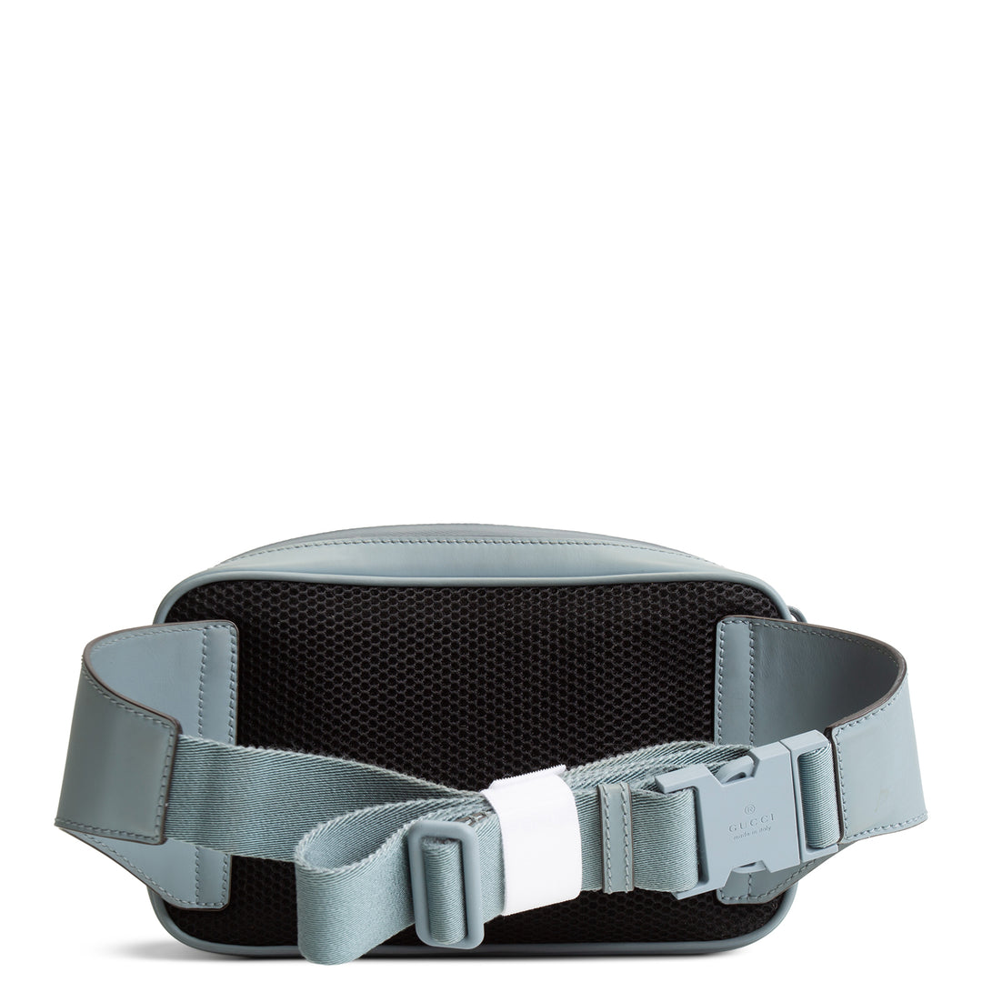 GUCCI Rubber Effect GG Belt Bag - Blue