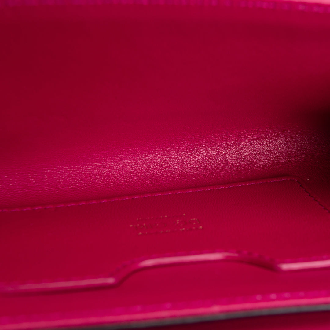 DOLCE & GABBANA Girls Phone Bag - Pink Python