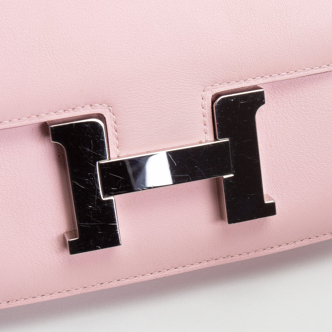 HERMES Chevre Mysore Constance 18 - Rose Sakura