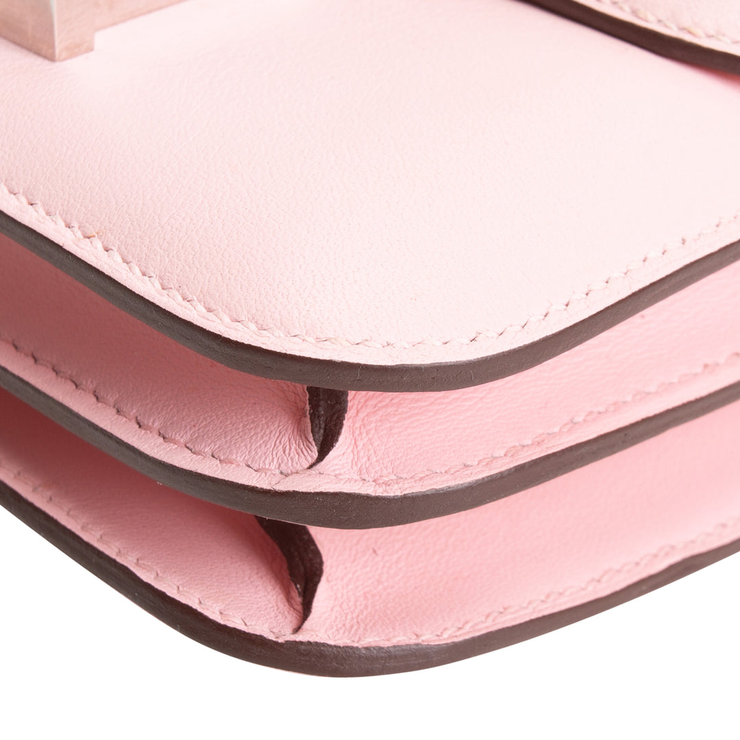 HERMES Chevre Mysore Constance 18 - Rose Sakura