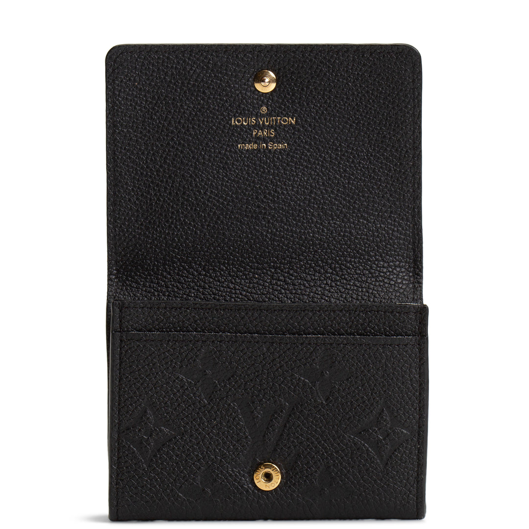 LOUIS VUITTON Empreinte Business Card Holder - Black